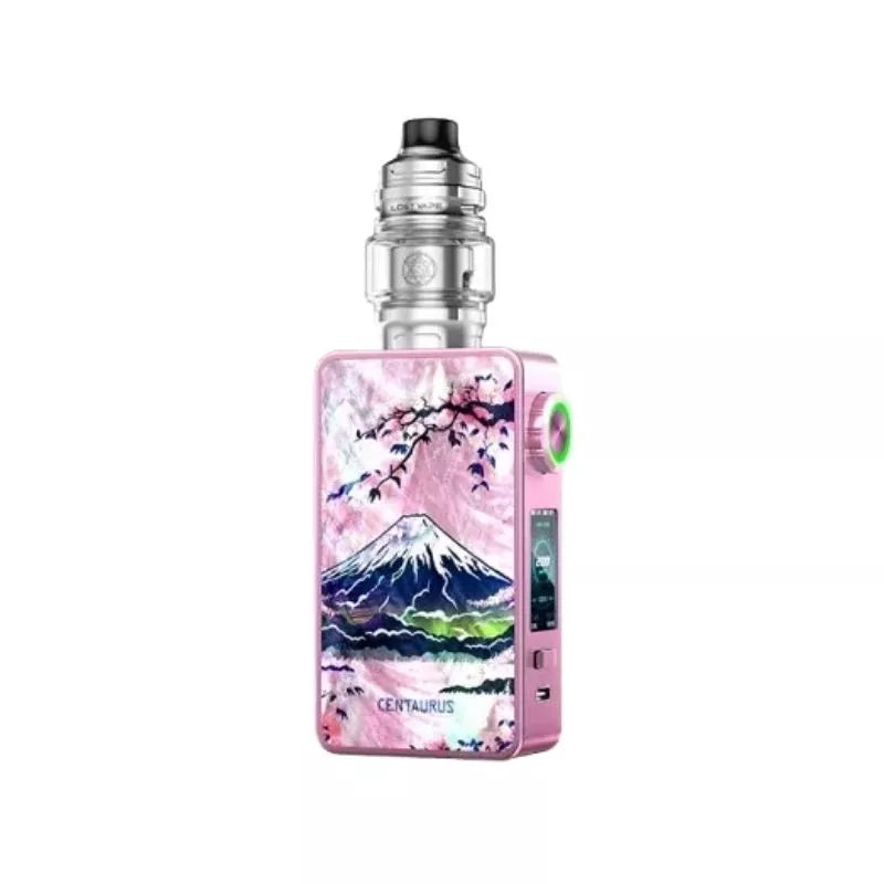 Lost Vape Centaurus M200 Kit In Sakura Fuji Colour great for sub-ohm Vaping with 70vg/30pg Shortfill Vape Juice