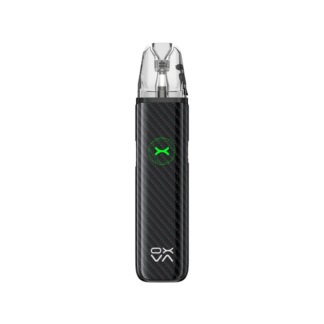 OXVA Xlim GO 2 Pod Vape Kit In Black Carbon Colour great for Nic Salt E-liquids