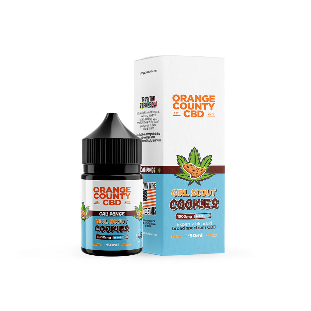 CBD E-Liquid 50ml CALI Range 2500mg