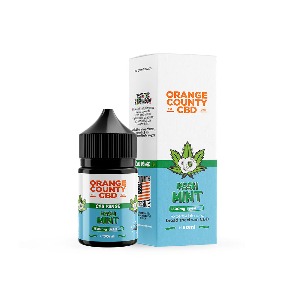 CBD E-Liquid 50ml CALI Range 2500mg