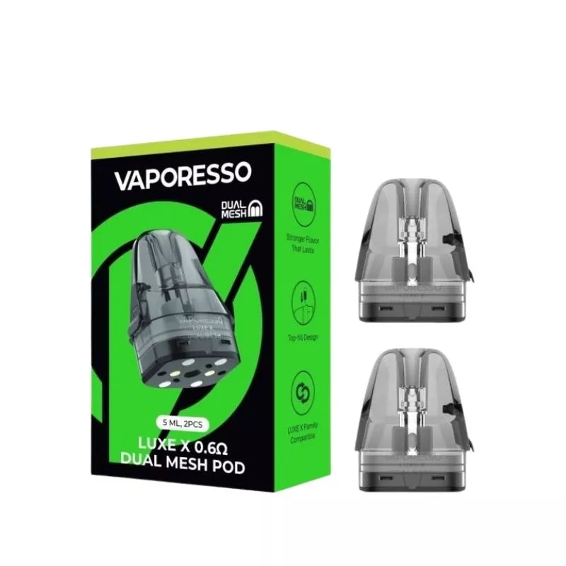 Vaporesso Luxe X Dual Mesh Replacement Pods 0.6ohm