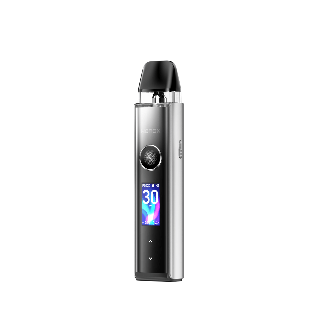 Wenax Q Pro Pod Vape Kit in Moonlight Silver Perfect for Nic Salt Vape Juices