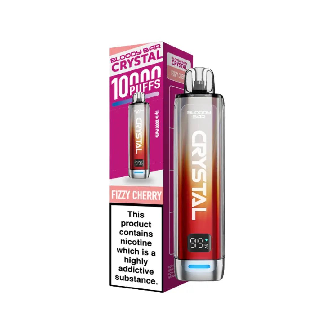 Bloody Bar Crystal 10K Vape Kit Fizzy Cherry Flavour