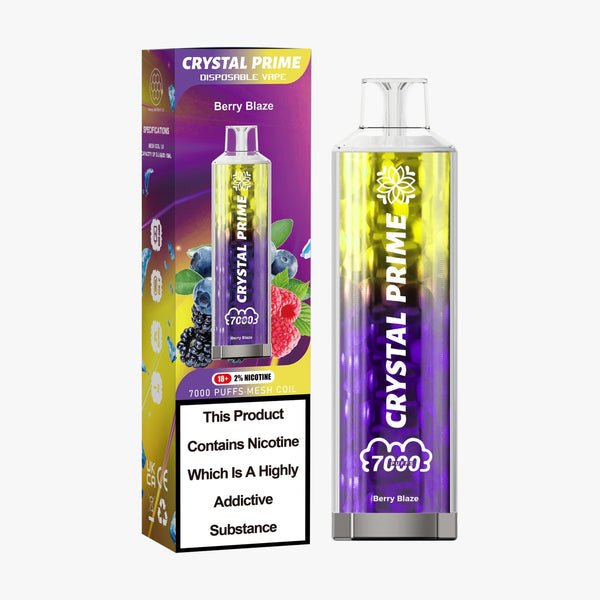 Crystal Prime 7000 Puffs Disposable Vape - Box of 10 AJ's Superstore Crystal Prime 7000 Puffs Disposable Vape - Box of 10 AJ's Superstore