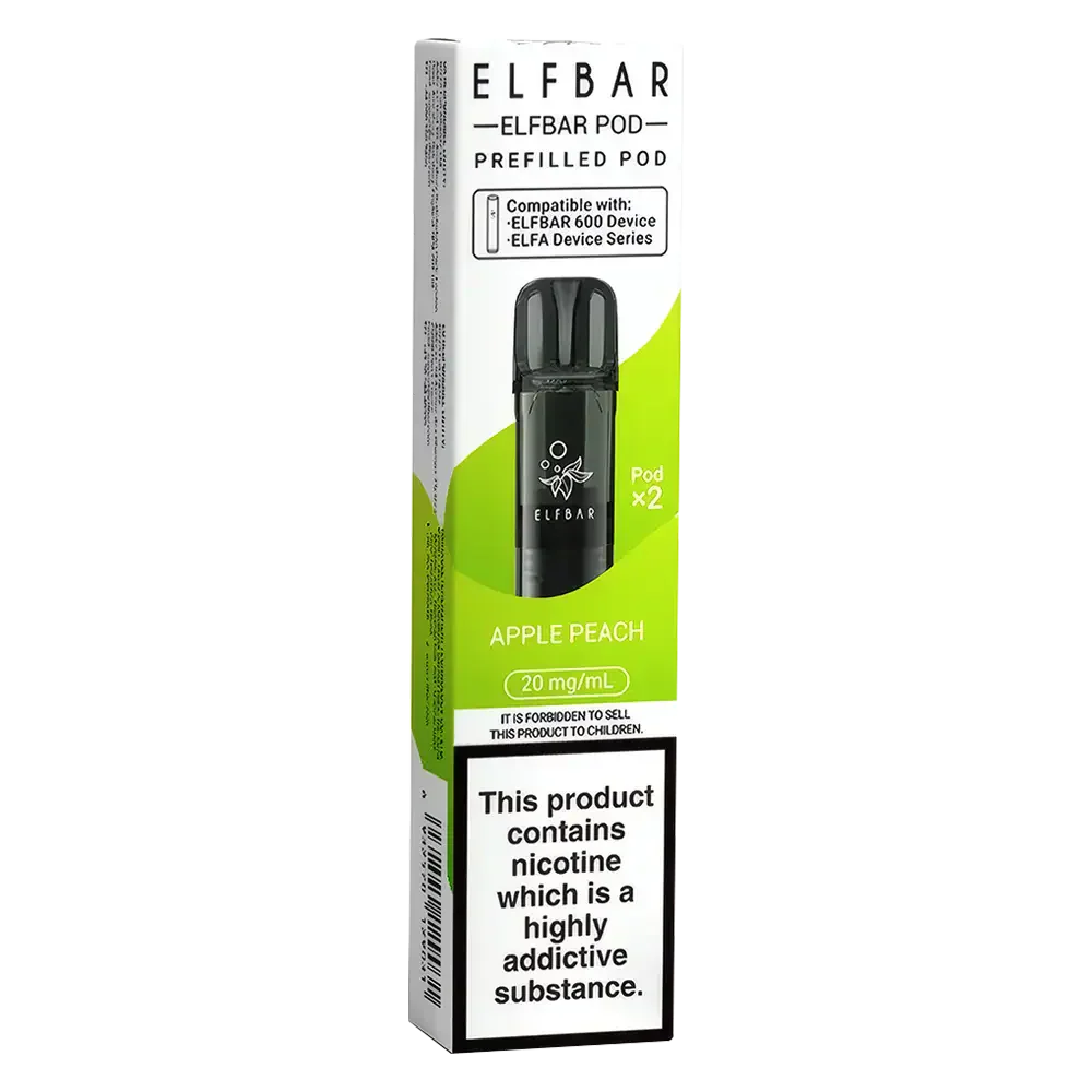 Elf Bar 600 Apple Peach Prefilled Pods