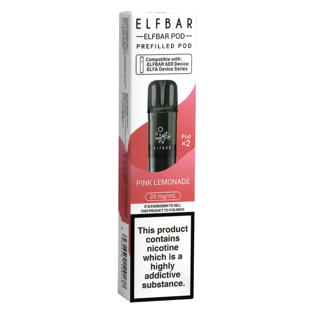Elf Bar 600 Pink Lemonade Prefilled Pods