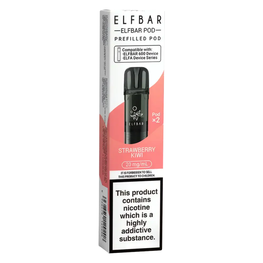 Elf Bar 600 Strawberry Kiwi Prefilled Pods