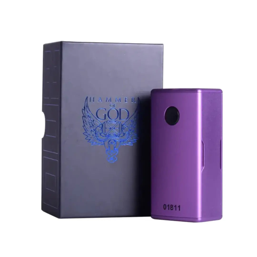 Hammer of God HOG 200 By Vaperz Cloud Vape Mod In Plum Purple Colour