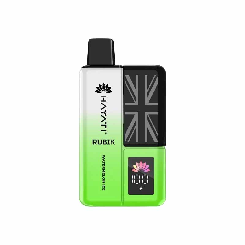 Hayati Rubik 7000 Puffs Prefilled Pod Vape Kit, Watermelon Ice Flavour