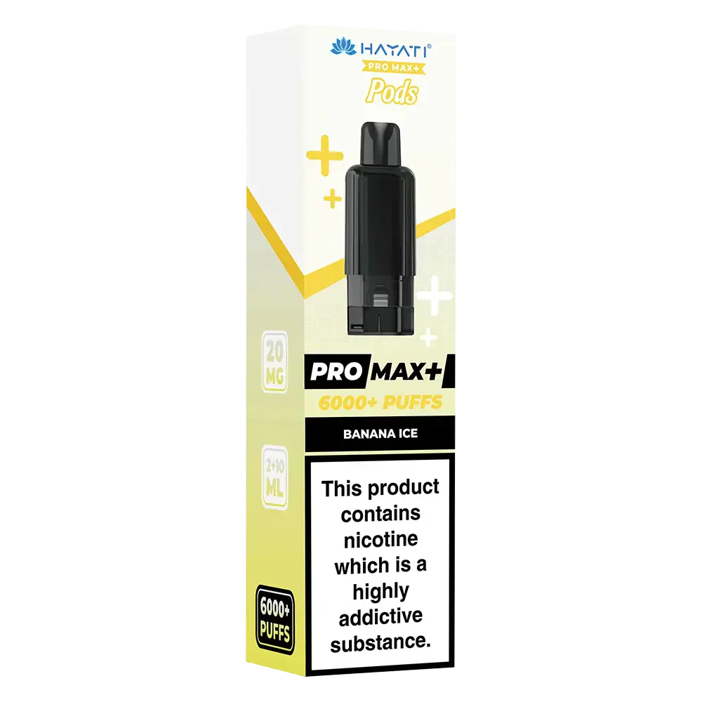 Hayati Pro Max 6000+ Banana Ice Prefilled Pod