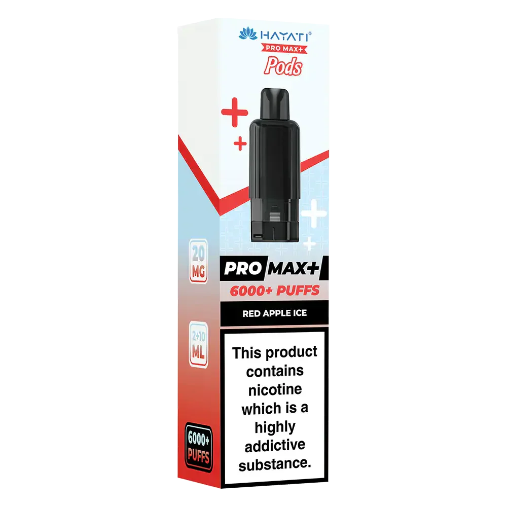 Hayati Pro Max 6000+ Red Apple Ice Prefilled Pod