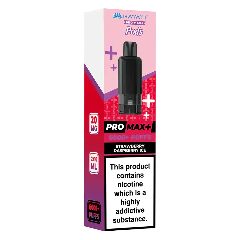 Hayati Pro Max 6000+ Strawberry Raspberry Ice Prefilled Pod