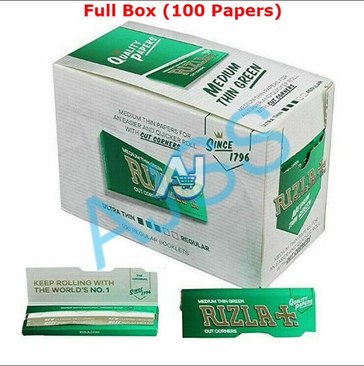 Rizla Green Standard Cigarette Rolling Papers - 100% Genuine Original