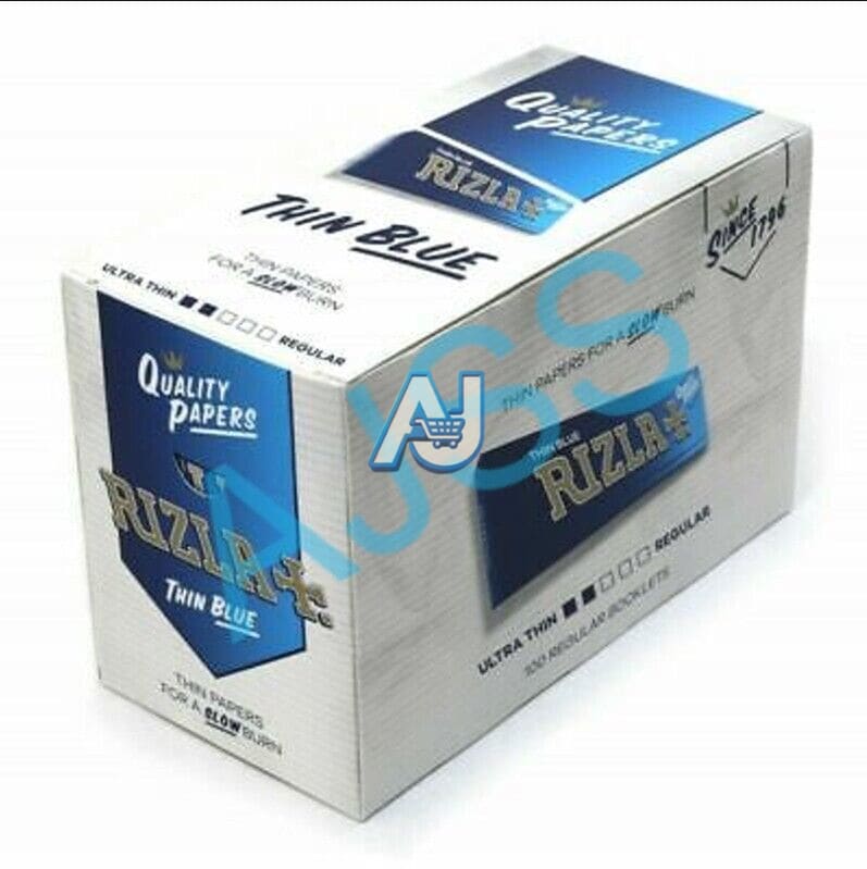 Rizla Blue Thin Slim Cigarette Rolling Papers - Genuine Original Paper