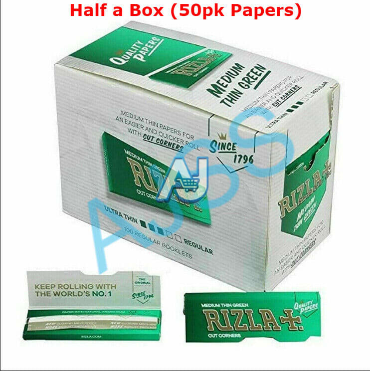 Rizla Green Standard Cigarette Rolling Papers - 100% Genuine Original