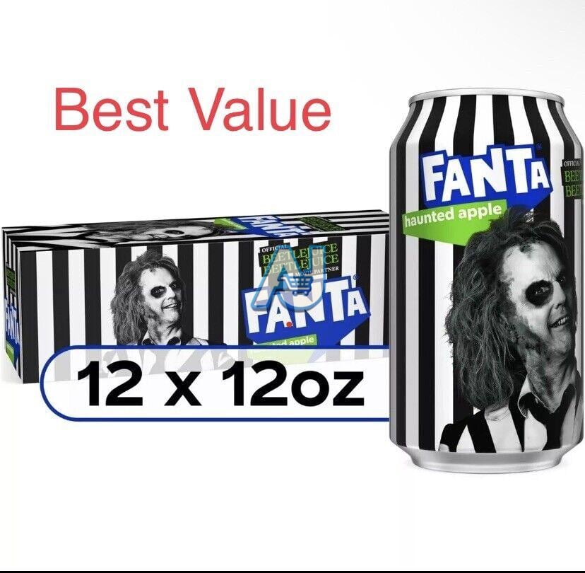 FANTA US Haunted Apple x Beetlejuice 355ml 12 pack Best Value
