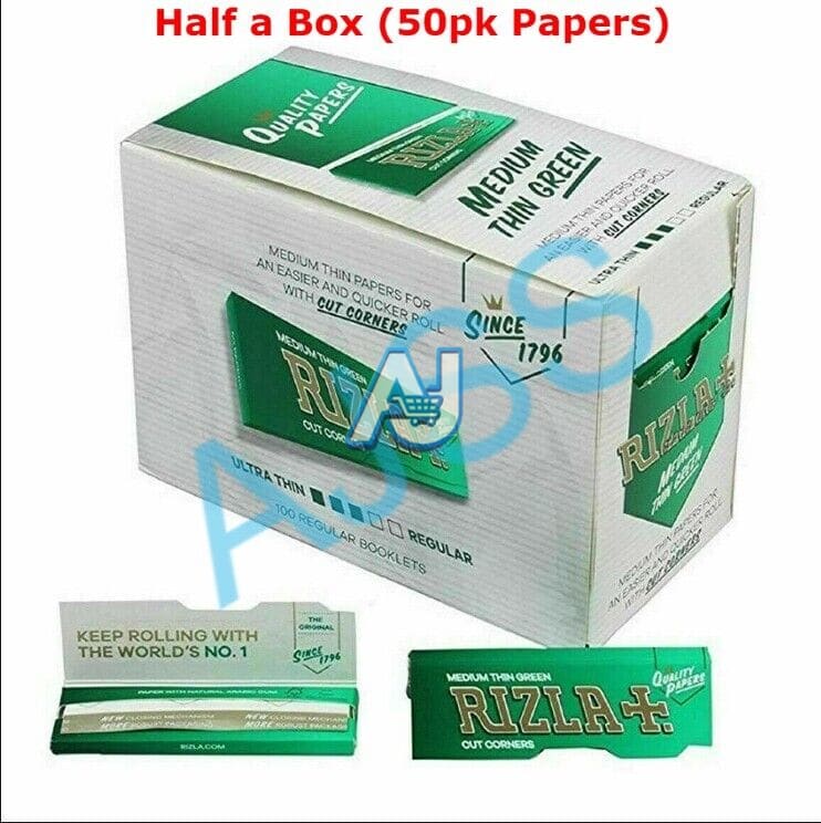 Rizla Green Standard Cigarette Rolling Papers - 100% Genuine Original