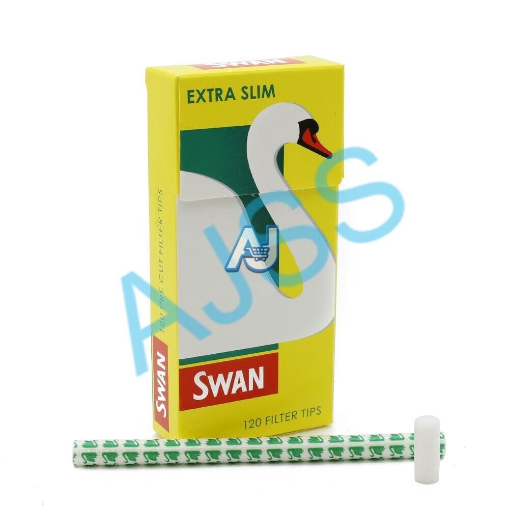 Swan Extra Slim Filter Tips - Complete box containing 20 packs FREE P&P