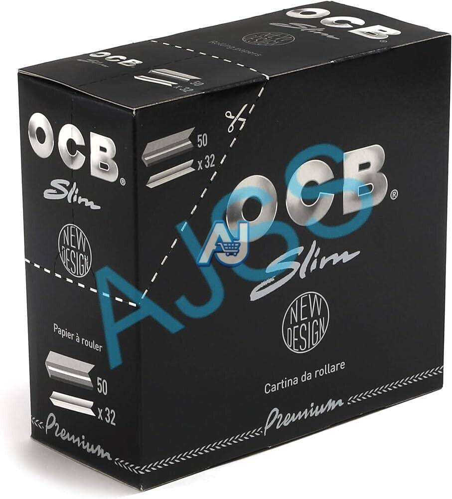 Full Box OCB Premium Black King Size Slim Rolling Papers