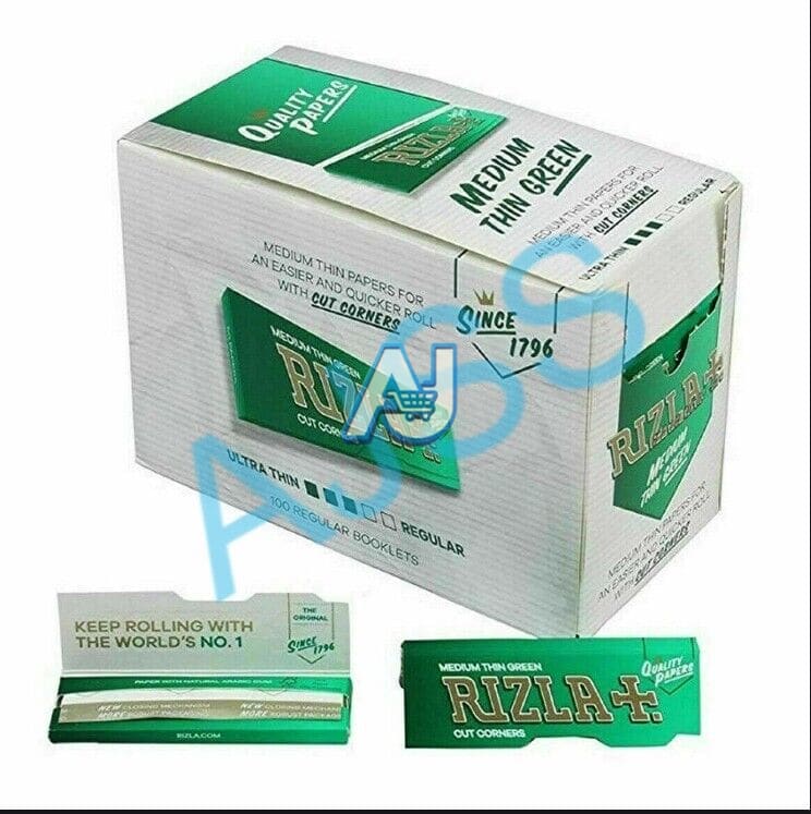 Rizla Green Standard Cigarette Rolling Papers - 100% Genuine Original