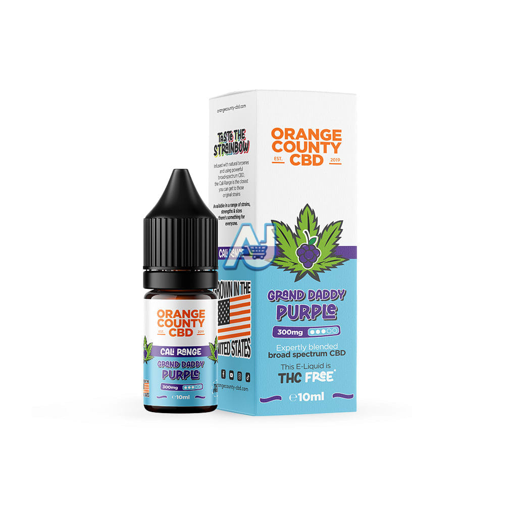 CBD E-Liquid 10ml CALI Range