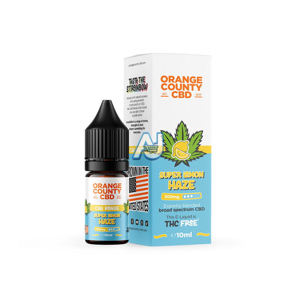 CBD E-Liquid 10ml CALI Range