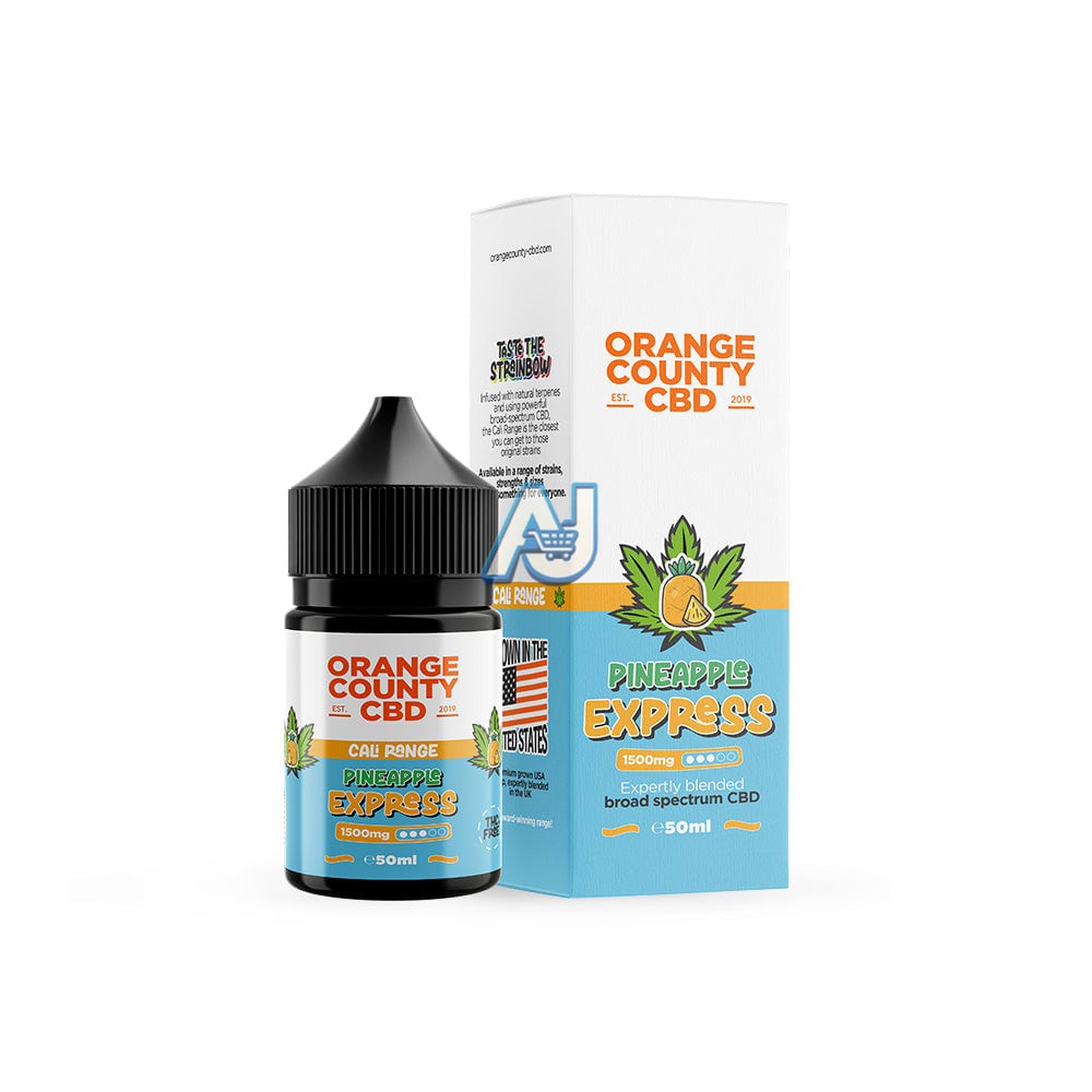 CBD E-Liquid 50ml CALI Range 2500mg