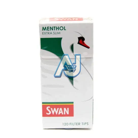 5 x Full Boxes Swan Menthol Extra Slim Filter Tips (12000 Menthol Tips) CHEAP