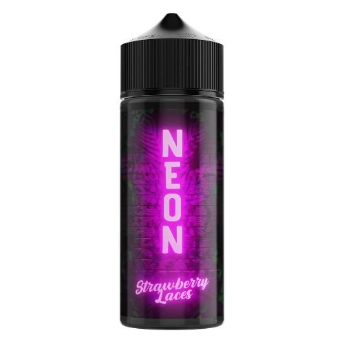 Neon Shortfill 100ml E Liquid, Strawberry Laces Flavour