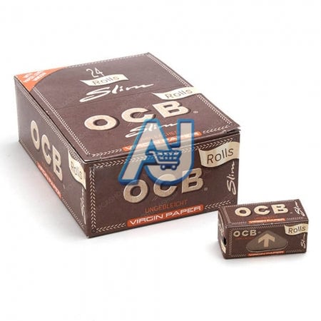 OCB Brown Rolls King Size Unbleached Rolling Papers, Aj Super Store