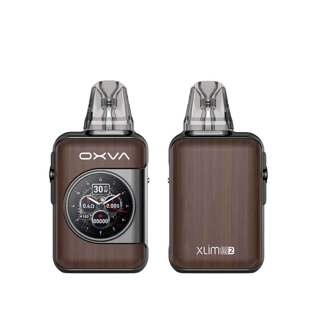 OXVA Xlim SQ Pro 2 Pod Vape Kit in Brown Wood Colour