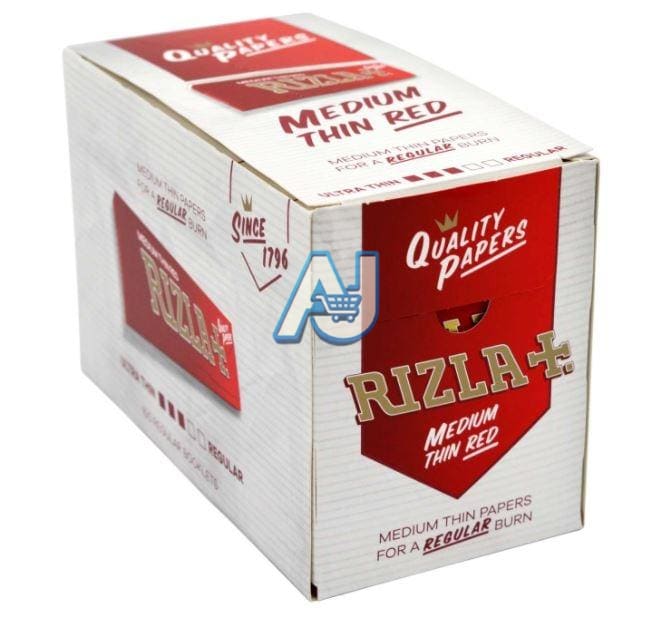 Rizla Red Standard Papers Medium Weight Roll, Aj Super Store
