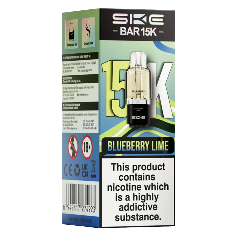 SKE Bar 15K Prefilled Pods
