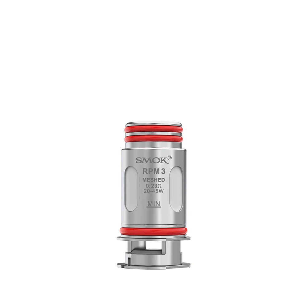 SMOK RPM 3 replacement coil with red accents, displayed on a white background.