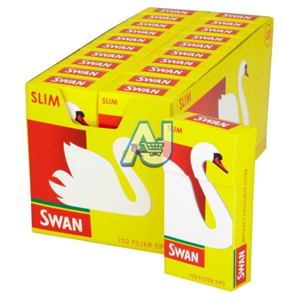 Swan Slim 20pk Filter Tips Extra Slim Pack, Aj Super Store