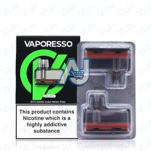Vaporesso Eco Nano & Eco Nano Pro Replacement Pods, Aj Super Store