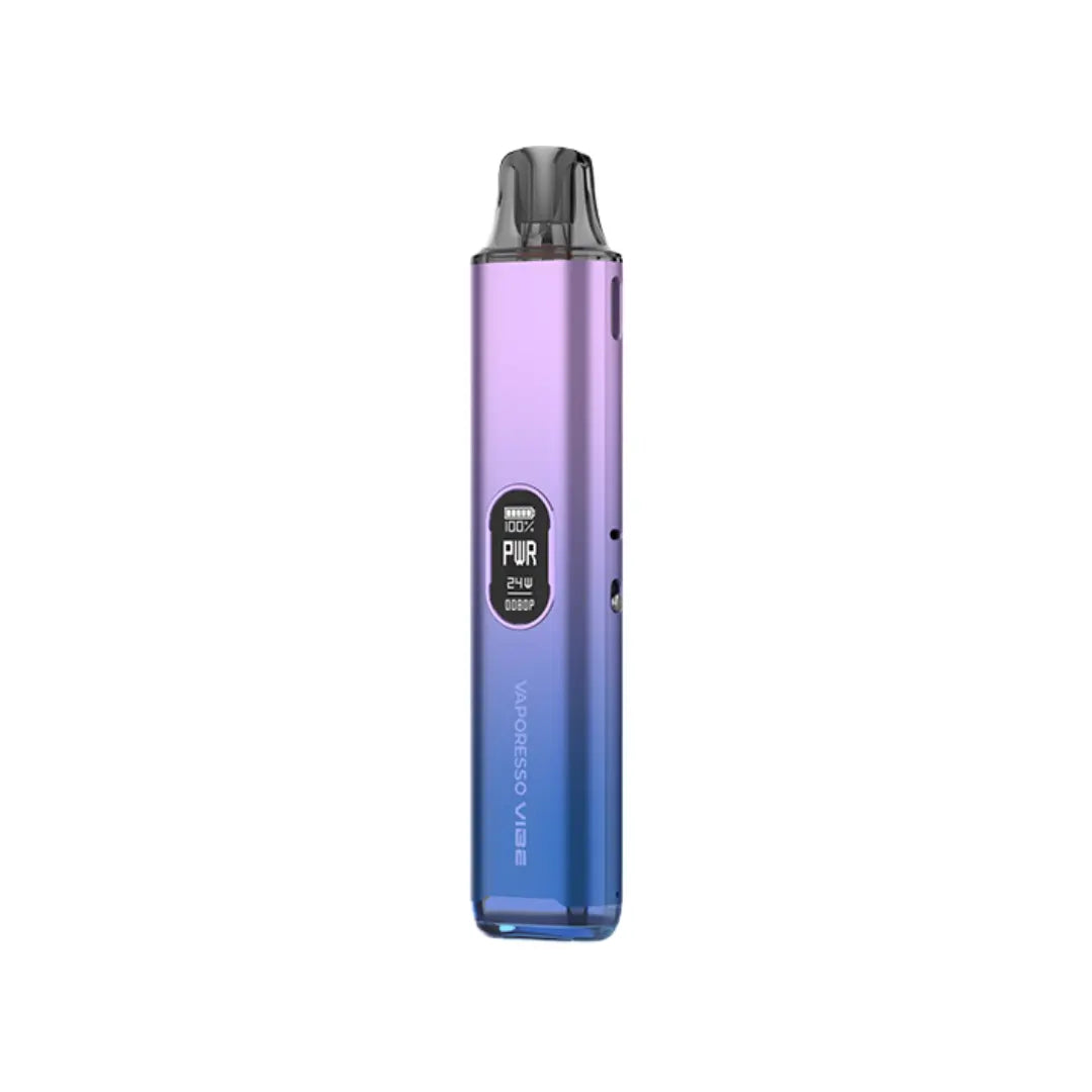 Vaporesso Vibe Pod Vape Kit Berry Purple Colour perfect for nic salt juice great for beginner and advanced vapers