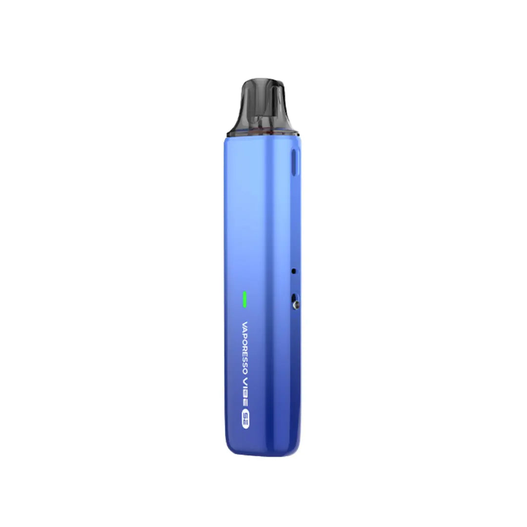 Vaporesso Vibe SE Pod Vape Kit in blue colour perfect for nic salt juices and great for beginner vapers