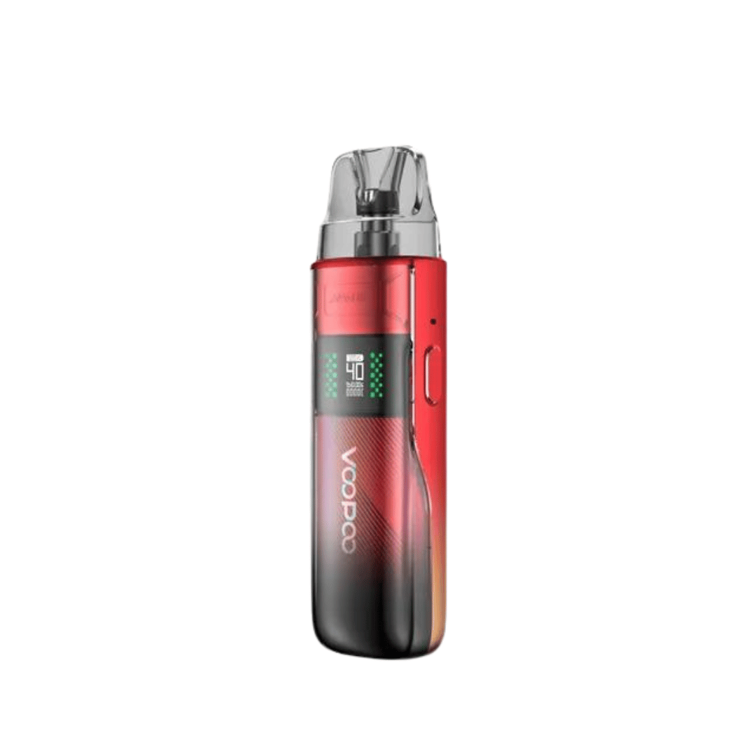 Voopoo Argus E40 Pod Kit in modern red, featuring a sleek and compact design.