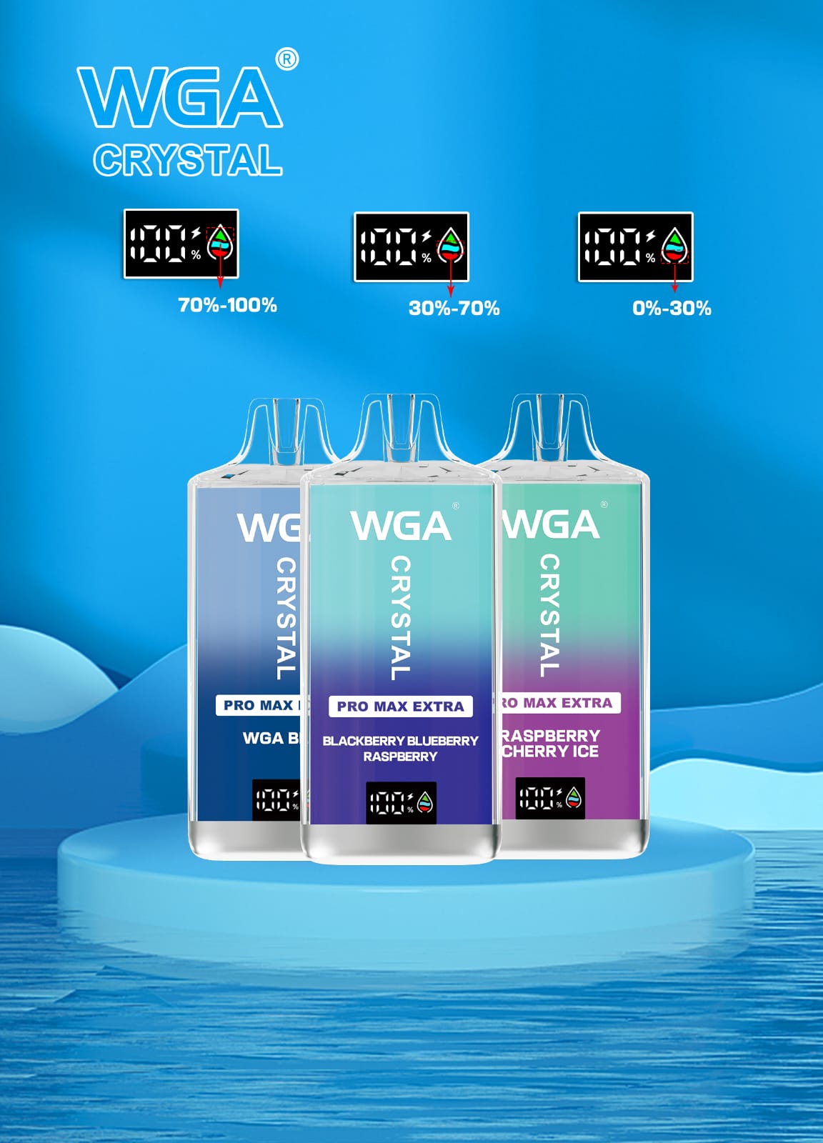 WGA Crystal Pro Max Extra 15000 Disposable Vape