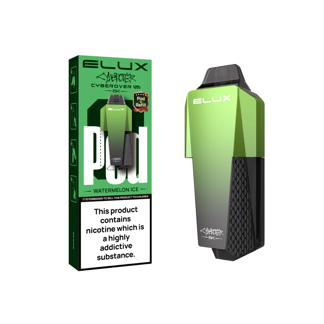 Elux Cyberover 6000 Prefilled Replacement Pods - Box of 5