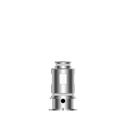 Silver Vaporesso vape coil with a sleek, metallic finish and circular design.