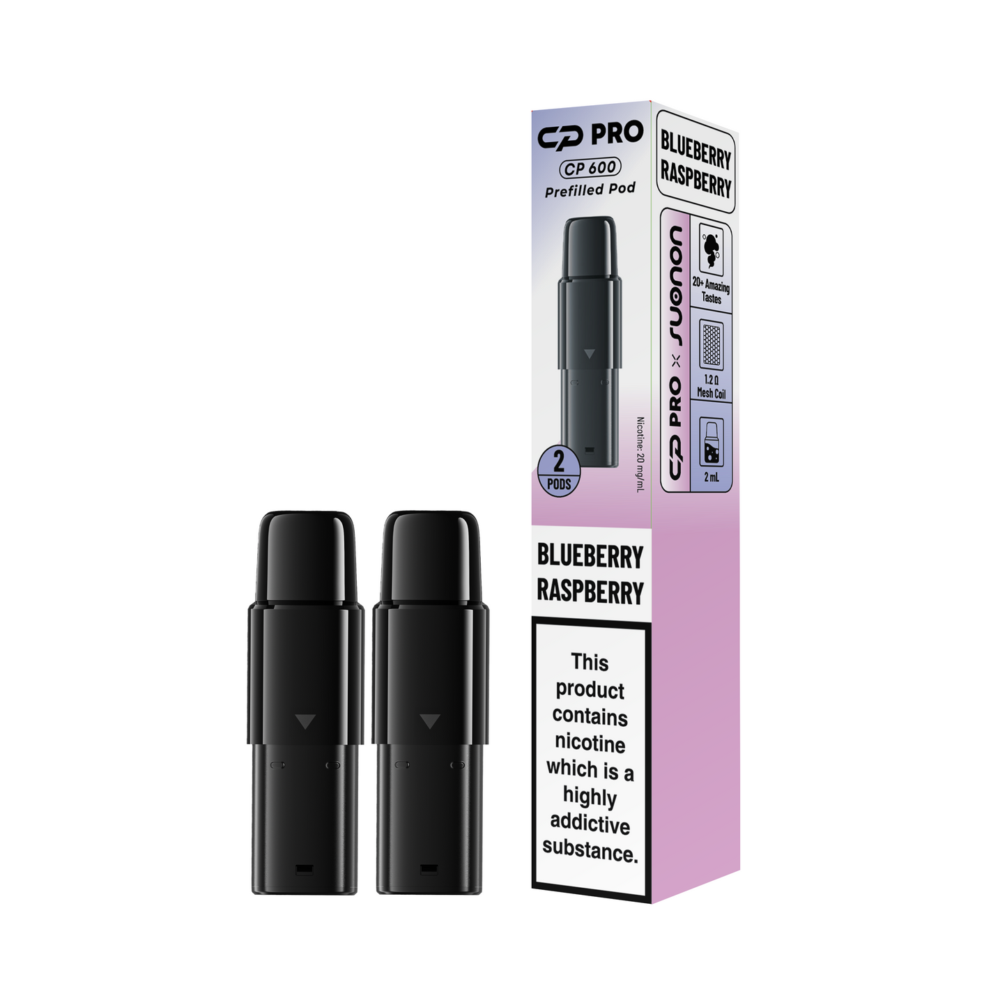 CP Pro 600 Prefilled Pods - Box of 20
