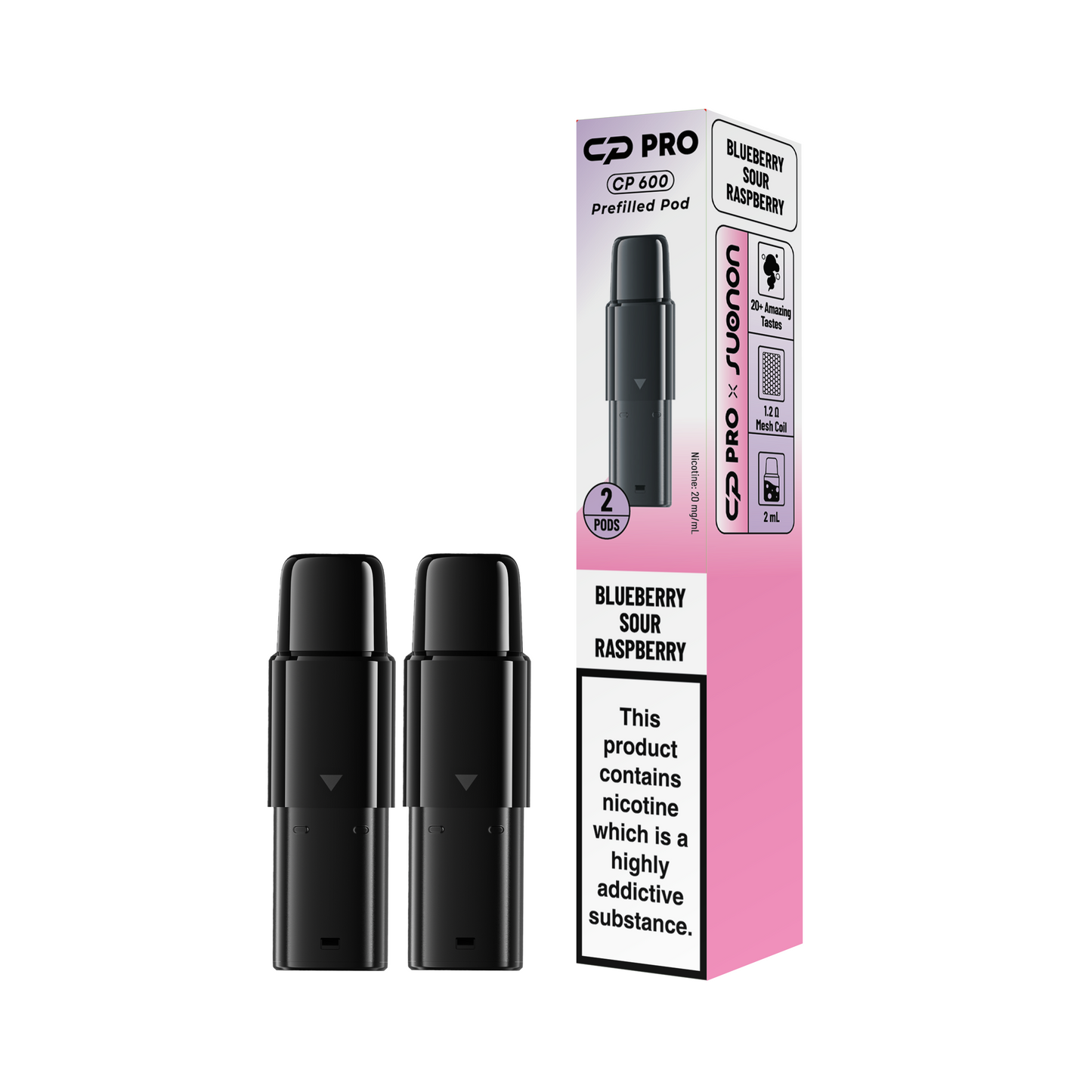 CP Pro 600 Prefilled Pods - Box of 20