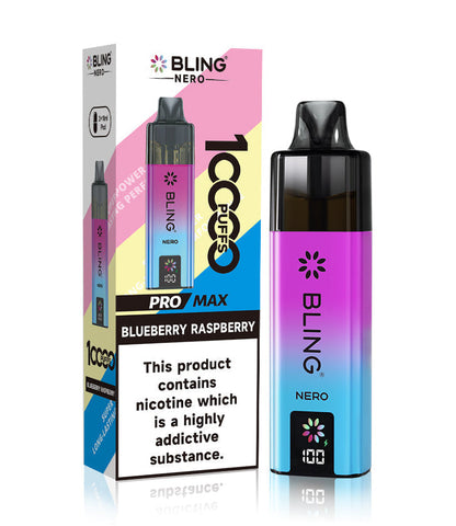 Crystal Bling Nero 10K Puffs Prefilled Pod Kit