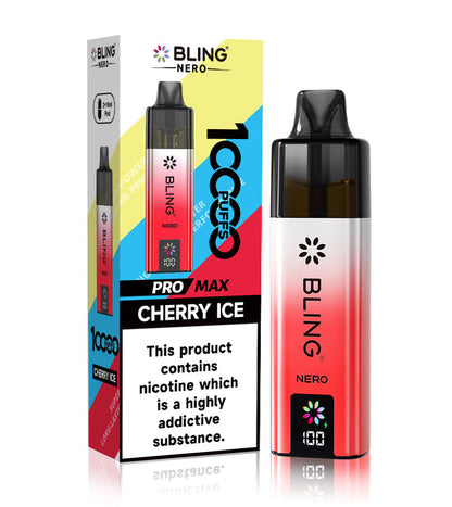 Crystal Bling Nero 10K Puffs Prefilled Pod Kit