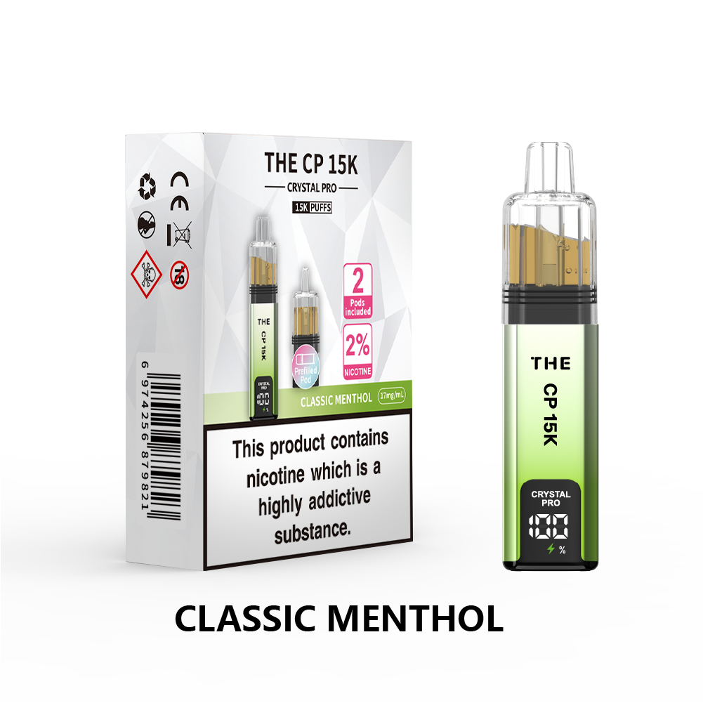 The Crystal Pro CP 15K Prefilled Pod Kit