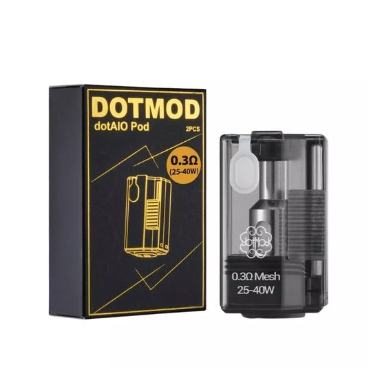 DotMod DotAIO Pods 2 pack in 0.3ohm or 0.6ohm