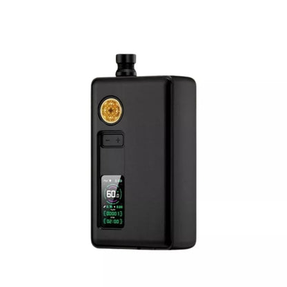 DotMod DotAIO V3 Kit in Black Powered By a Single 18650 Battery with a 0.96'' TFT Screen and includes the new DotAIO pods that work like refillable pod vape coils - just fill with e-liquid, vape until the coil fades