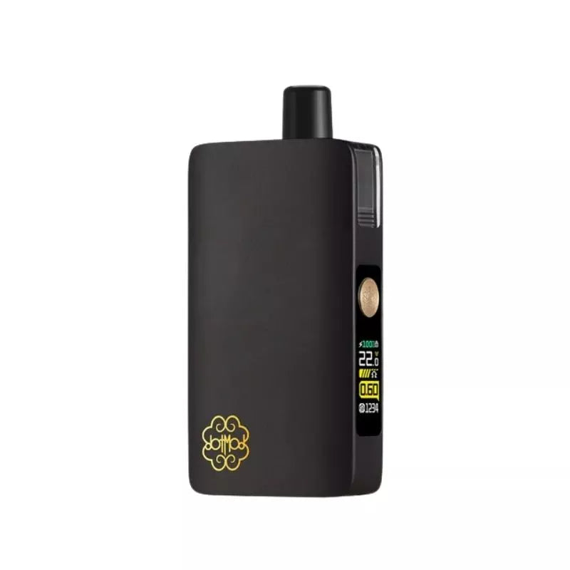 DotMod DotPod Max Pod Vape Kit In Black Great for Nic Salt Vape Juices or Shortfill Vape Juices